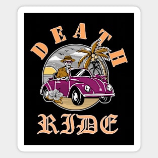 Vintage Death Ride | Death Riding Unicorn Magnet